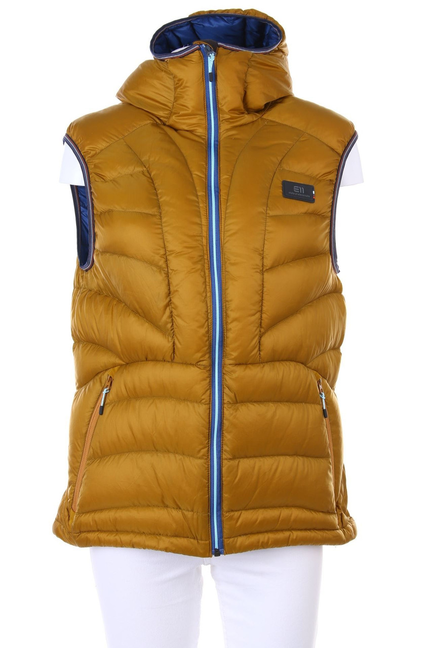 elevenate - Daunen-Weste mit Logo-Patch - M