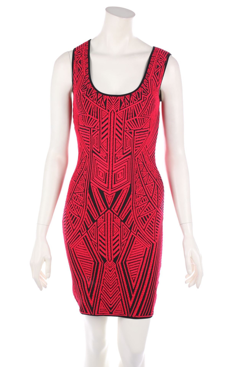 RVN - Dress with Geo Pattern - S