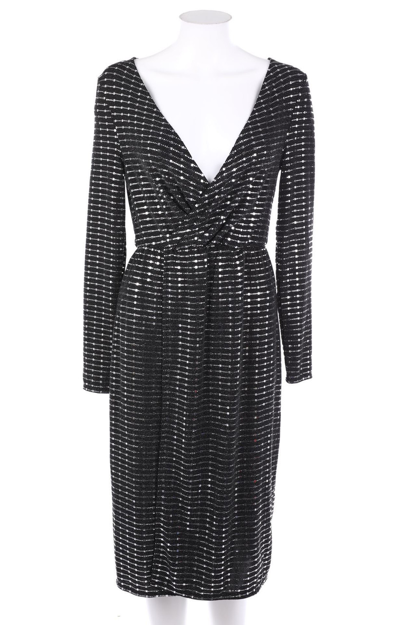 OBJECT - Midikleid mit Glitzer - S