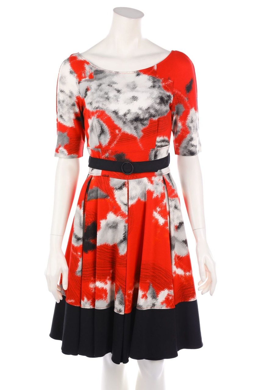 roberto cavalli CLASS - Kleid mit Blumen-Print - D 36