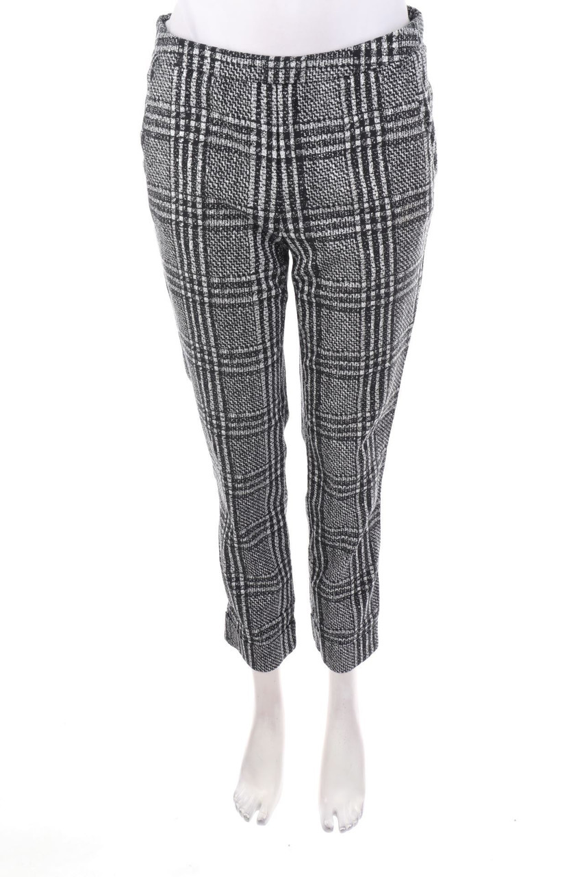 Stehmann - Hose mit Karo-Muster - D 34