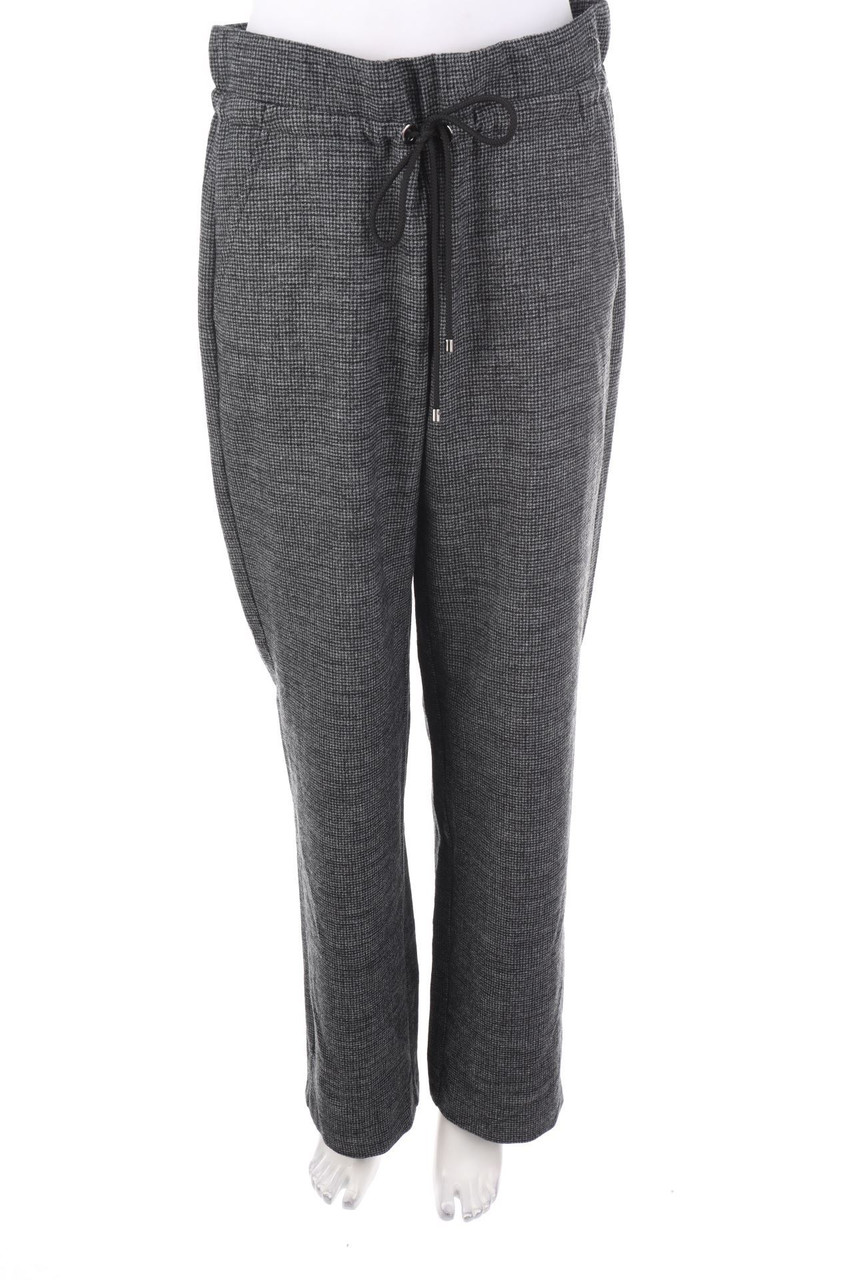 MAC - Jogger-Hose mit Hahnentritt-Muster - L
