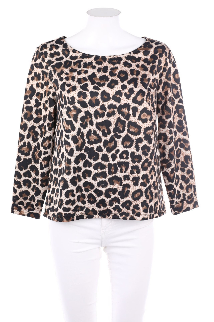 AMY VERMONT - Blouse with Animal Print - D 38