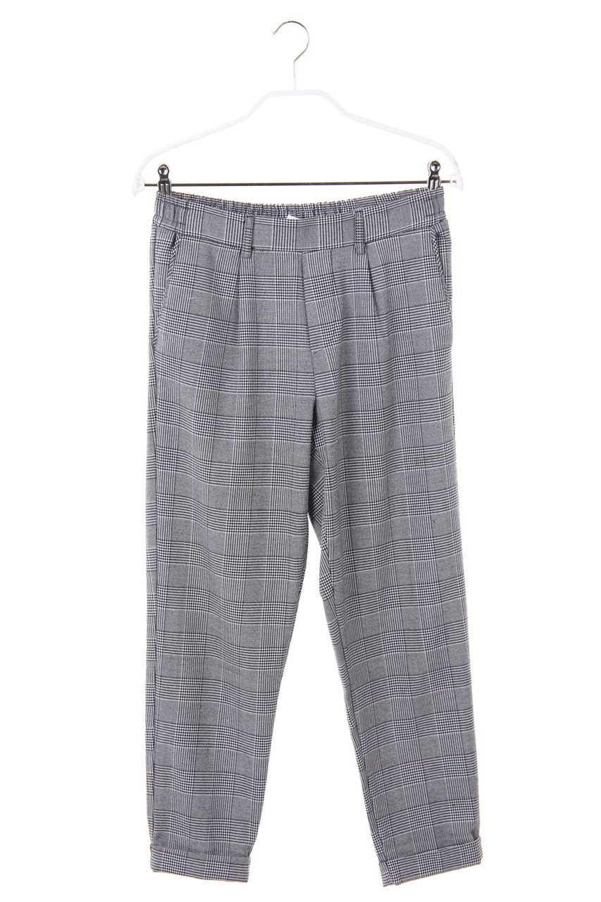 Bershka - Jogger-Hose mit Karo-Muster - M