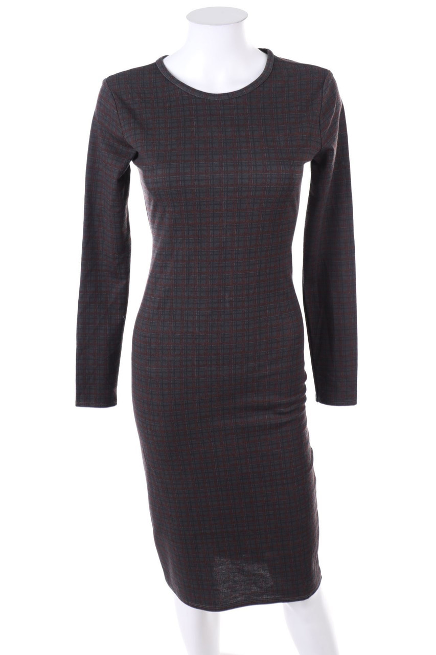 ZARA - Maxi Dress, Checked - S