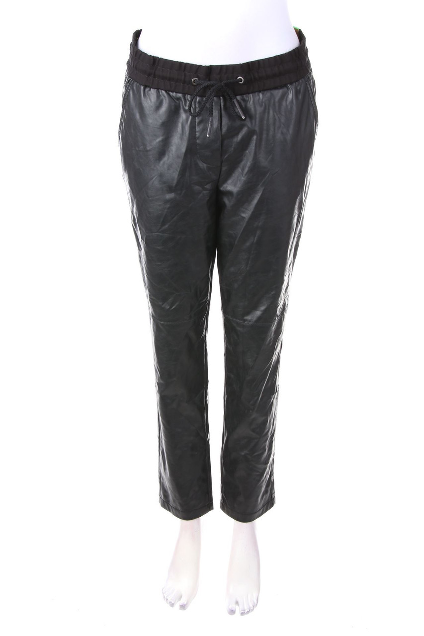 CECIL - Faux Leather-Jogger-Hose - S