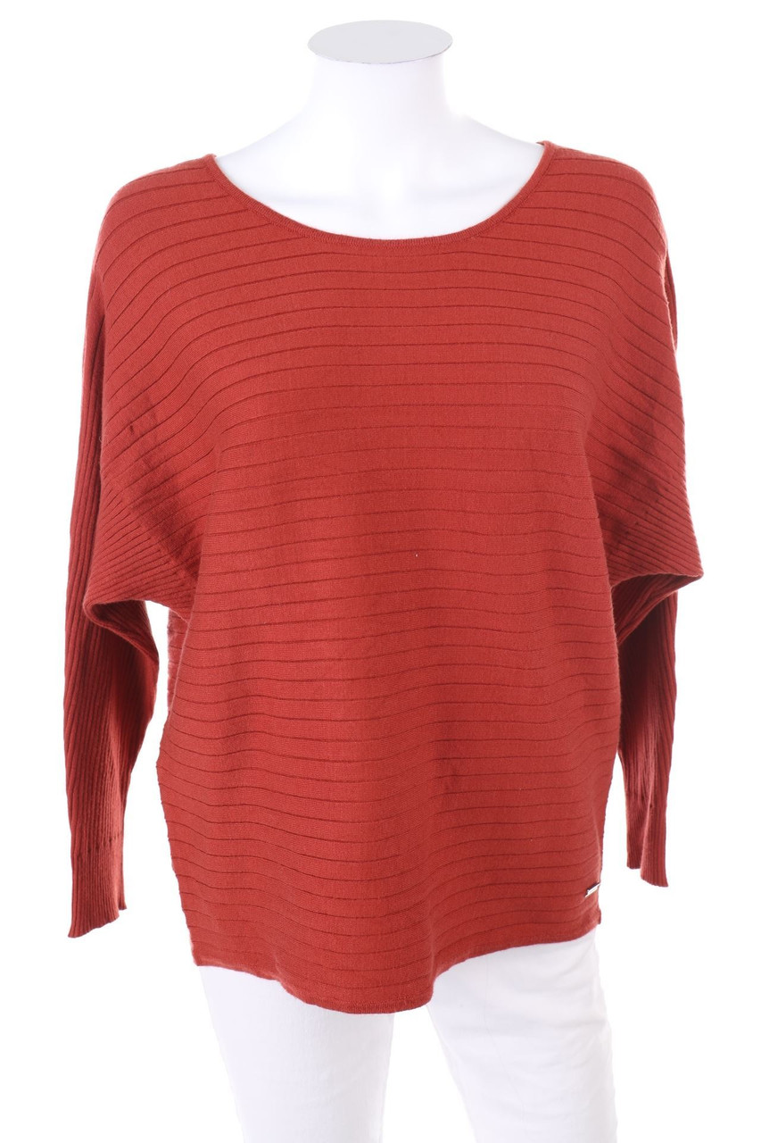 BROADWAY - Batwing-Pullover mit Streifen - L