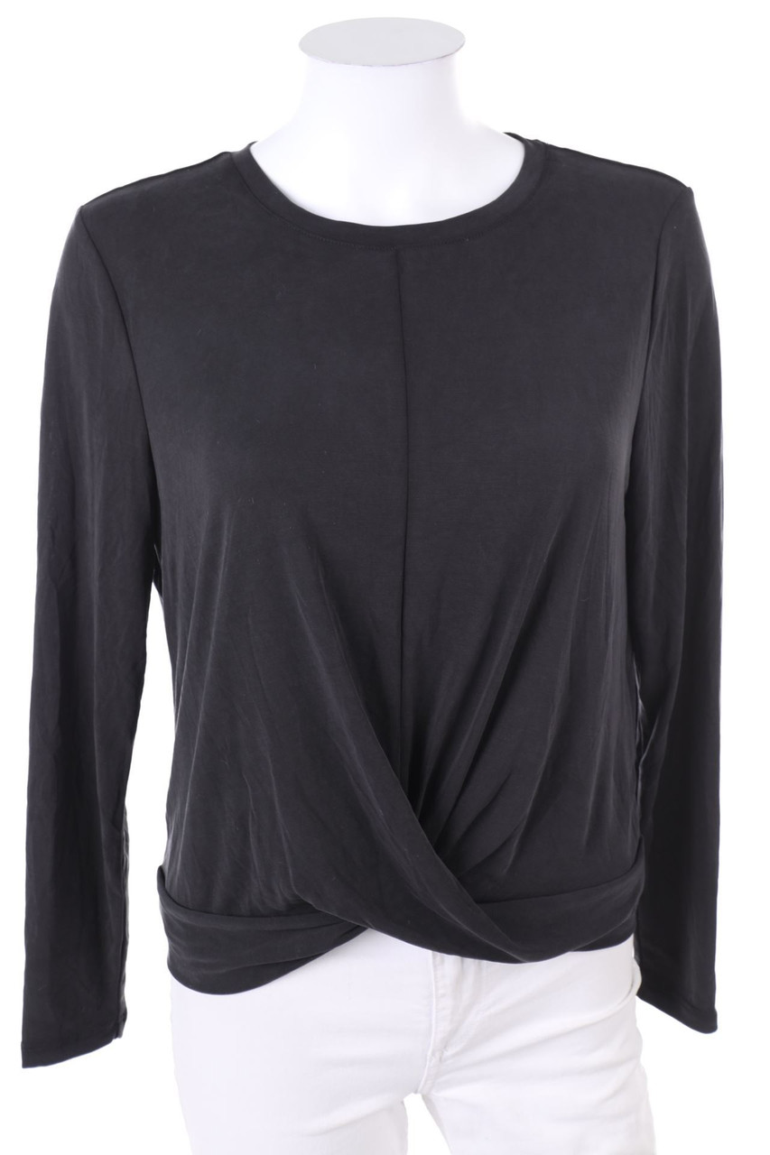 ONLY - Longsleeve-Shirt in Wickel-Optik - M