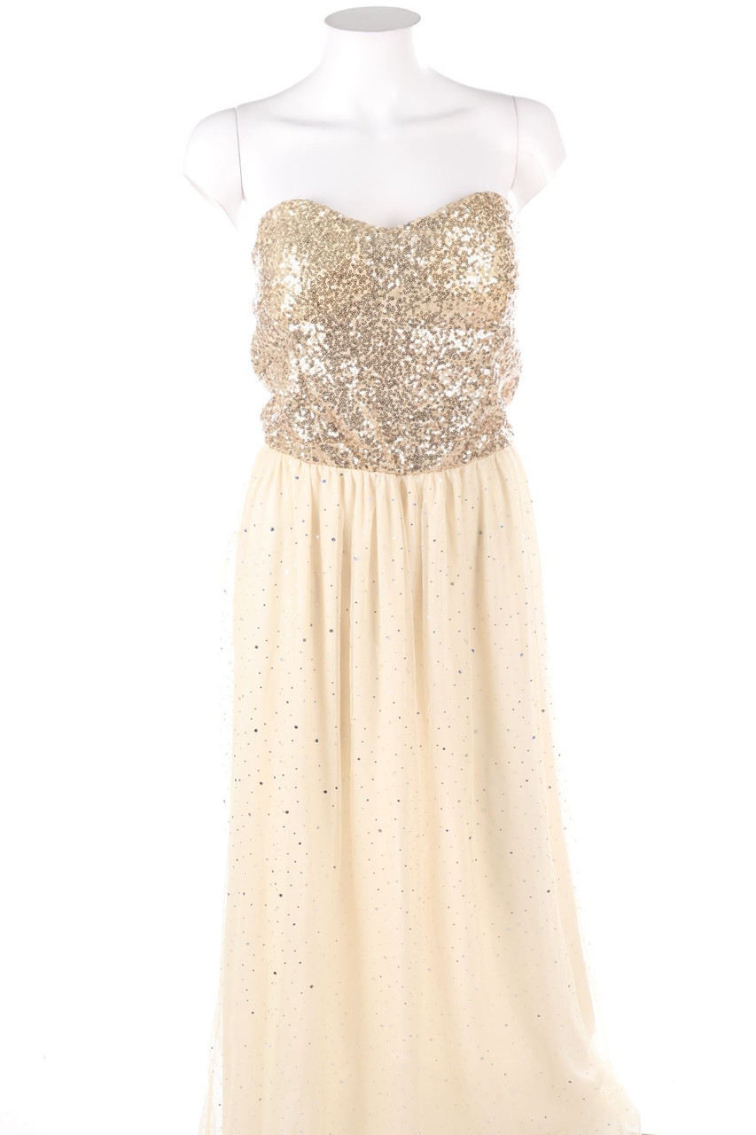 No Label - Evening Dress with Sequins - M