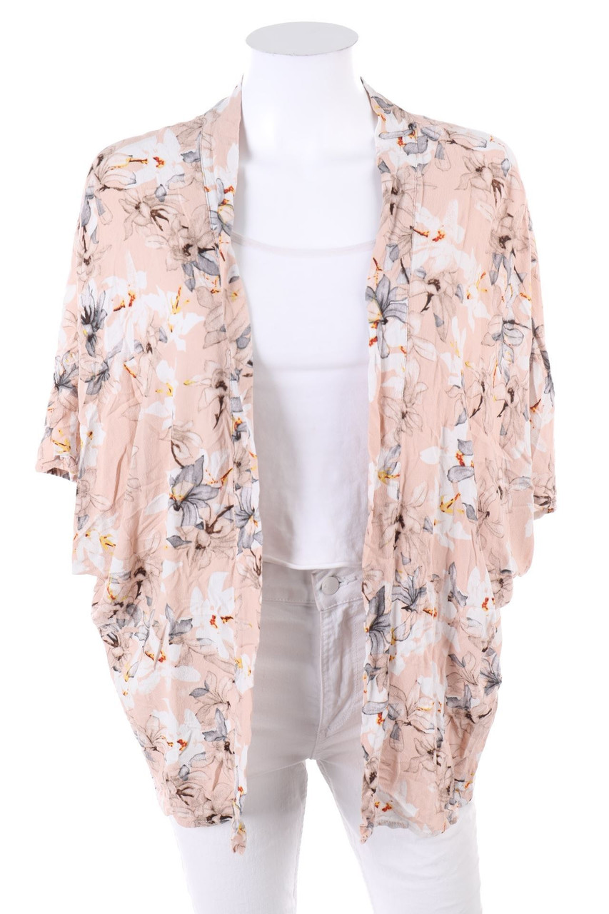 zebra - Cardigan with Flower Print - XS