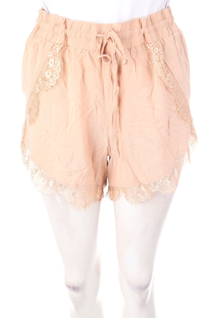 VERO MODA - Boho-Shorts mit Spitze - M
