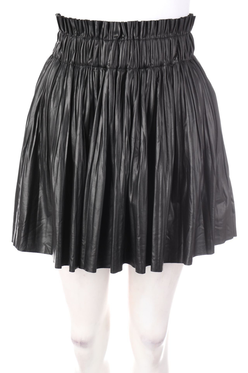 ZARA - Faux Leather-Mini-Rock - XS