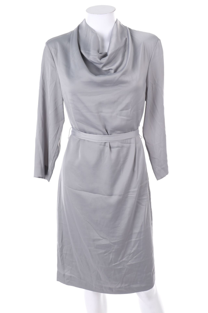 H&M - Midikleid mit Wasserfall-Ausschnitt - D 38