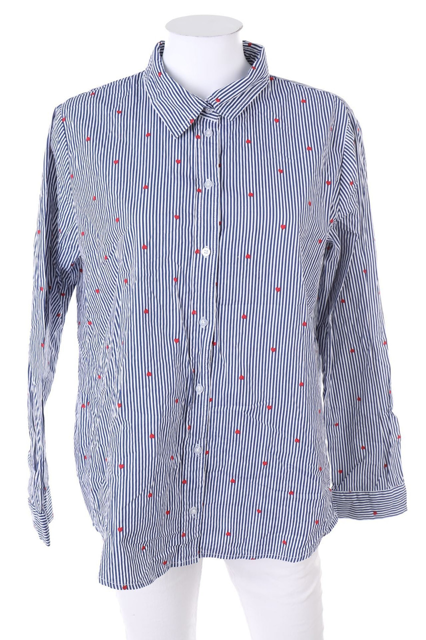 No Label - Shirt Blouse with Print - L