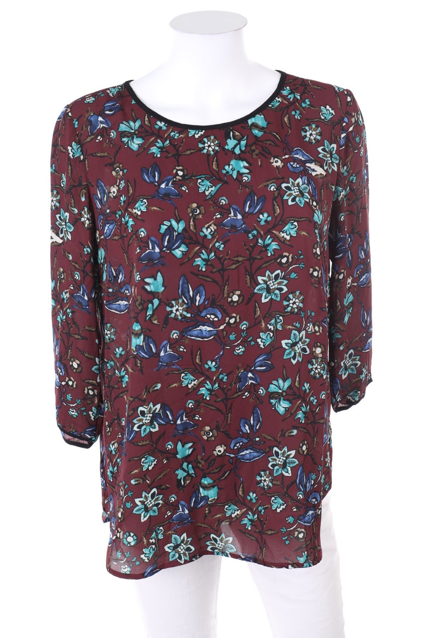 Stradivarius - Blouse with Flower Print - L