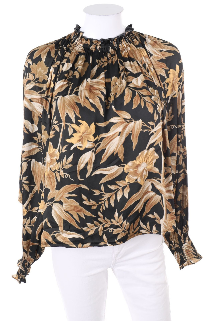 H&M - Hemd-Bluse mit Blumen-Print - D 36