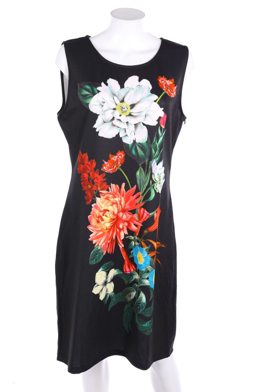 L.B.C. - Sheath Dress with Flower Print - XL