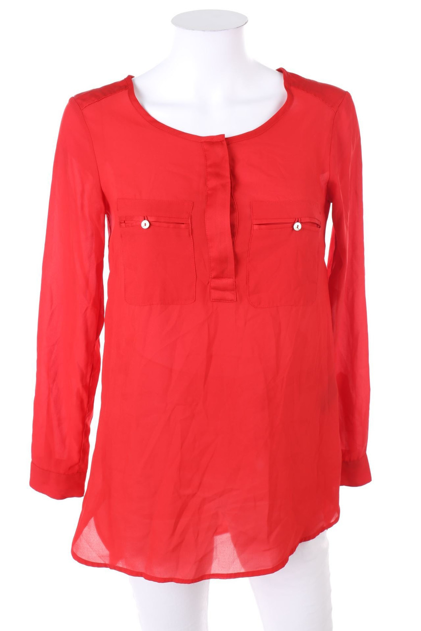 H&M - Bluse mit aufgesetzten Taschen - D 36