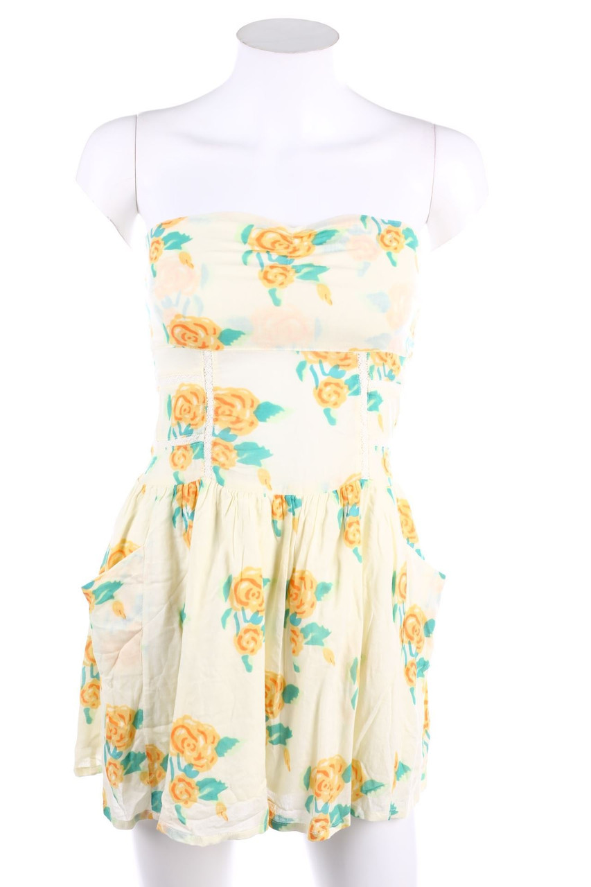 Valija - Mini Dress with Flower Print - S