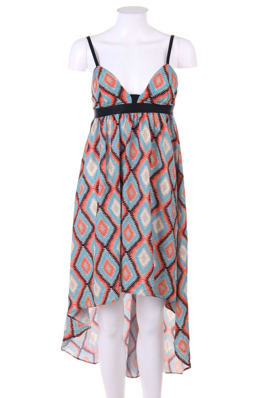 TALLY WEiJL - Vokuhila-Mini Dress with Pattern - D 32