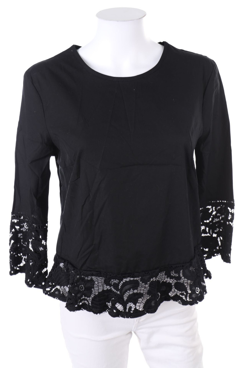 TEZENIS - Shirt aus Jersey mit Spitzen-Einsatz - M