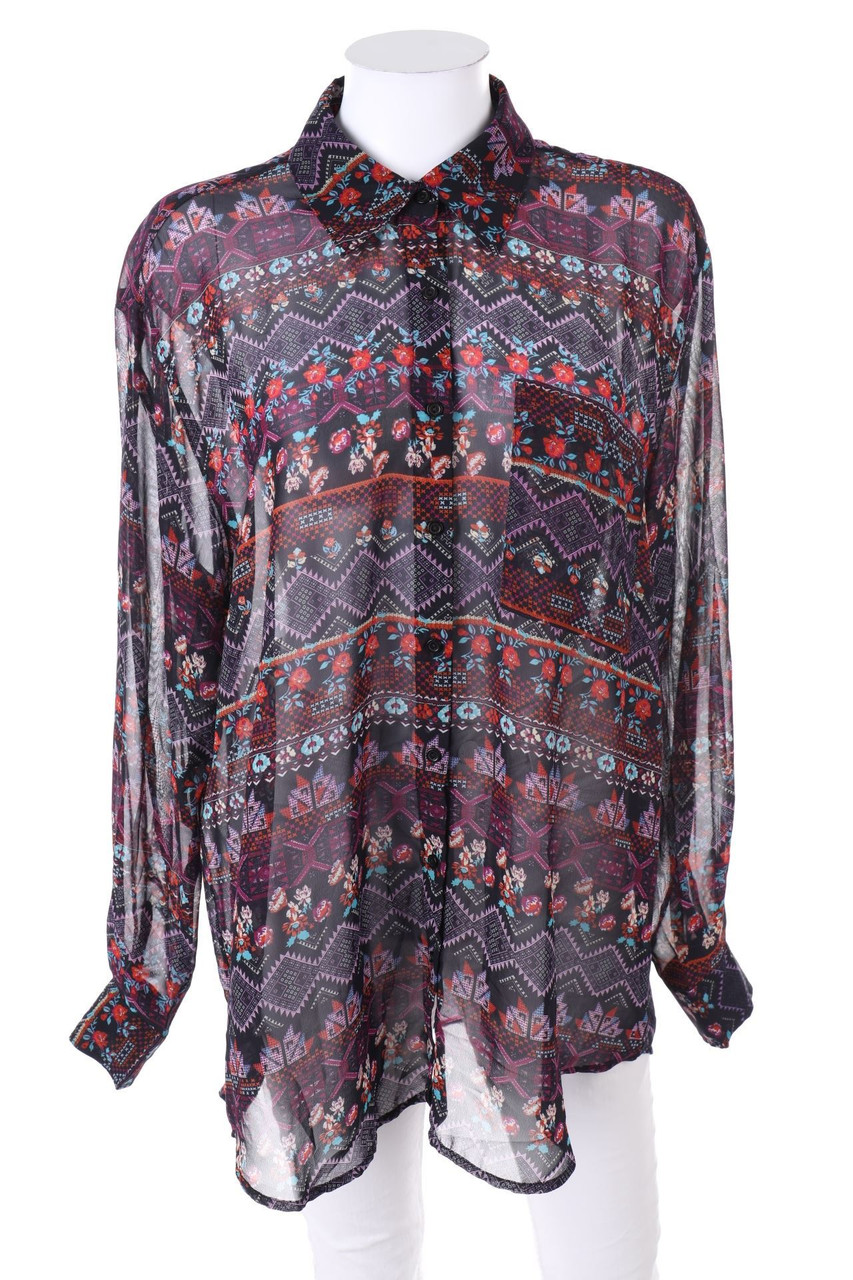 GLAMOROUS - Hemd-Bluse mit Print - M