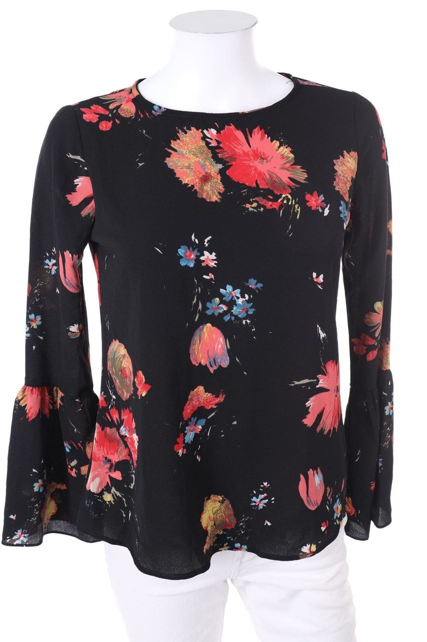 No Label - Blouse with floral print - D 36