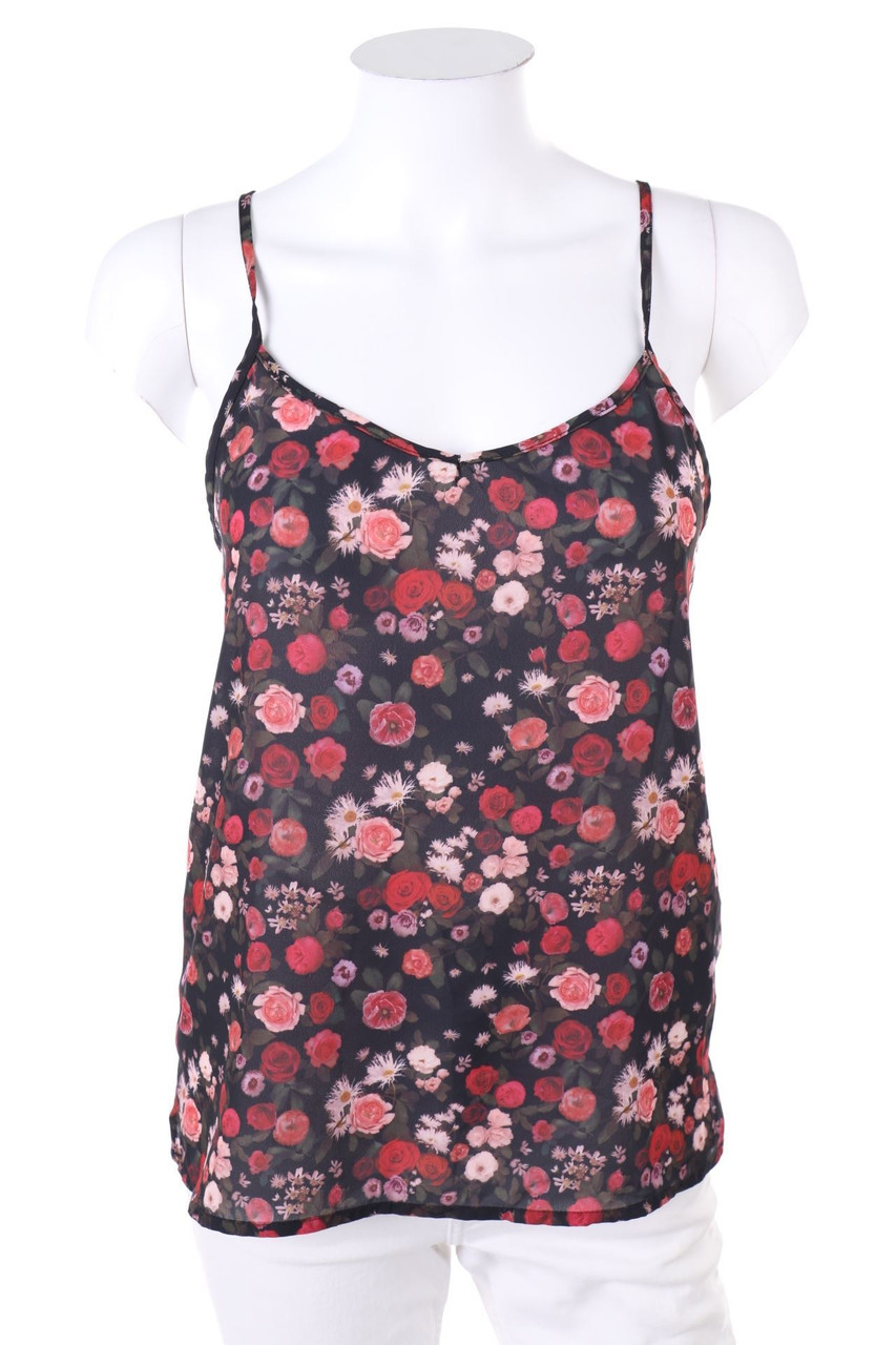 H&M DIVIDED - Blusentop mit Blumen-Print - D 36