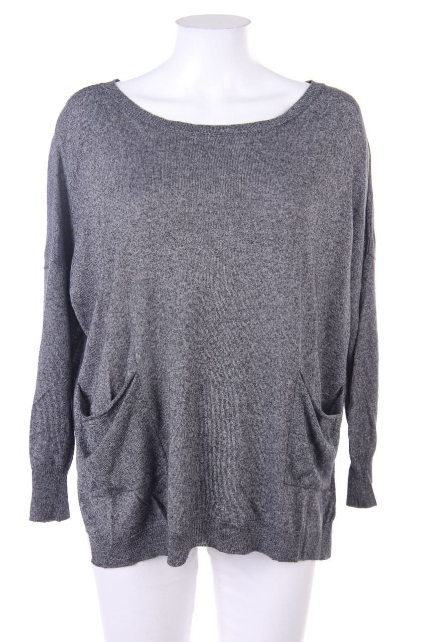 Zara Knit - Strick-Pullover mit aufgesetzten Taschen - M