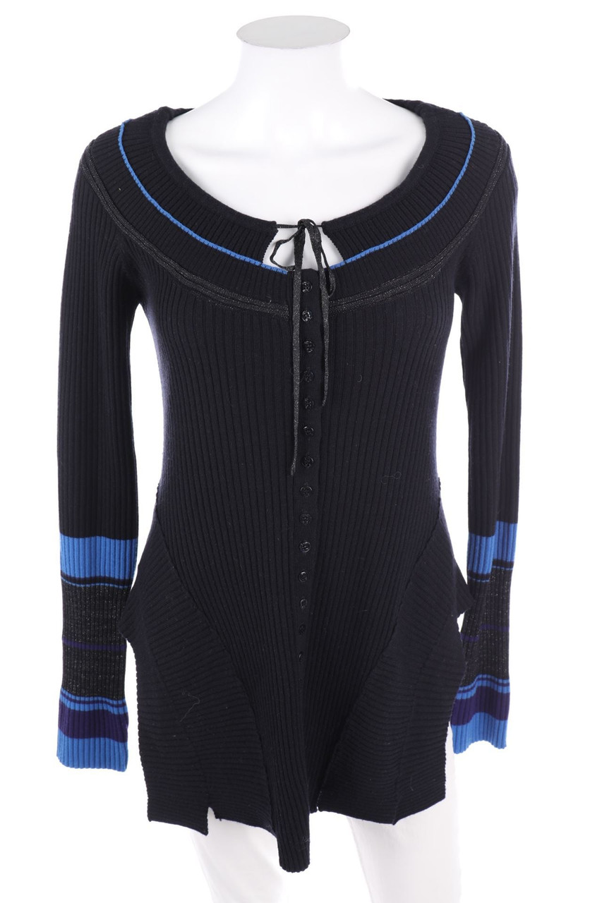 MARITHÉ+FRANÇOIS GIRBAUD - Cardigan aus Woll-Mix mit Glitzer - D 40