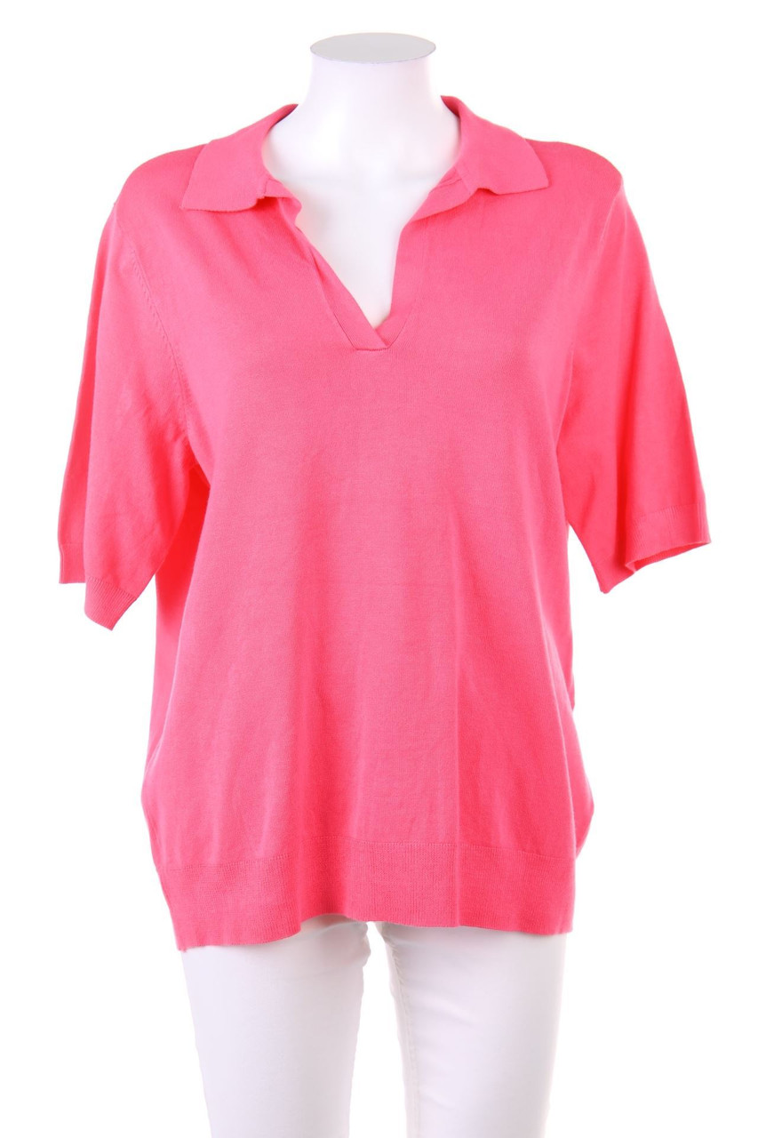 Ohne Label - Kurzarm-Strick-Pullover - L