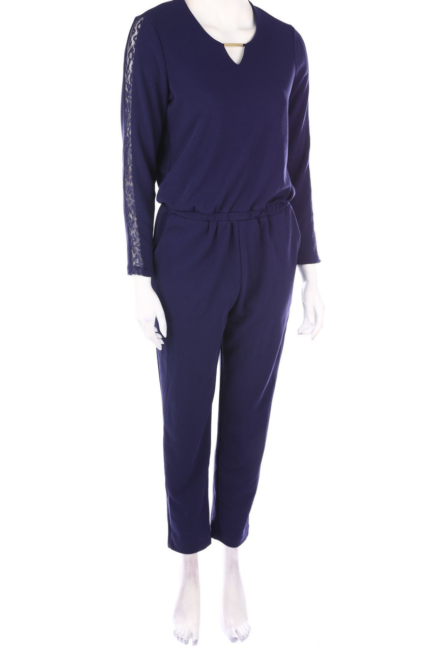 WOMEN ONLY - Jumpsuit with Lace Insert - M