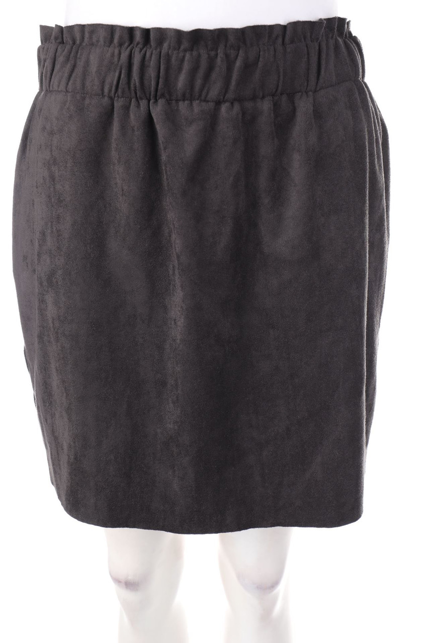 COSTES - faux leather mini-skirt - L