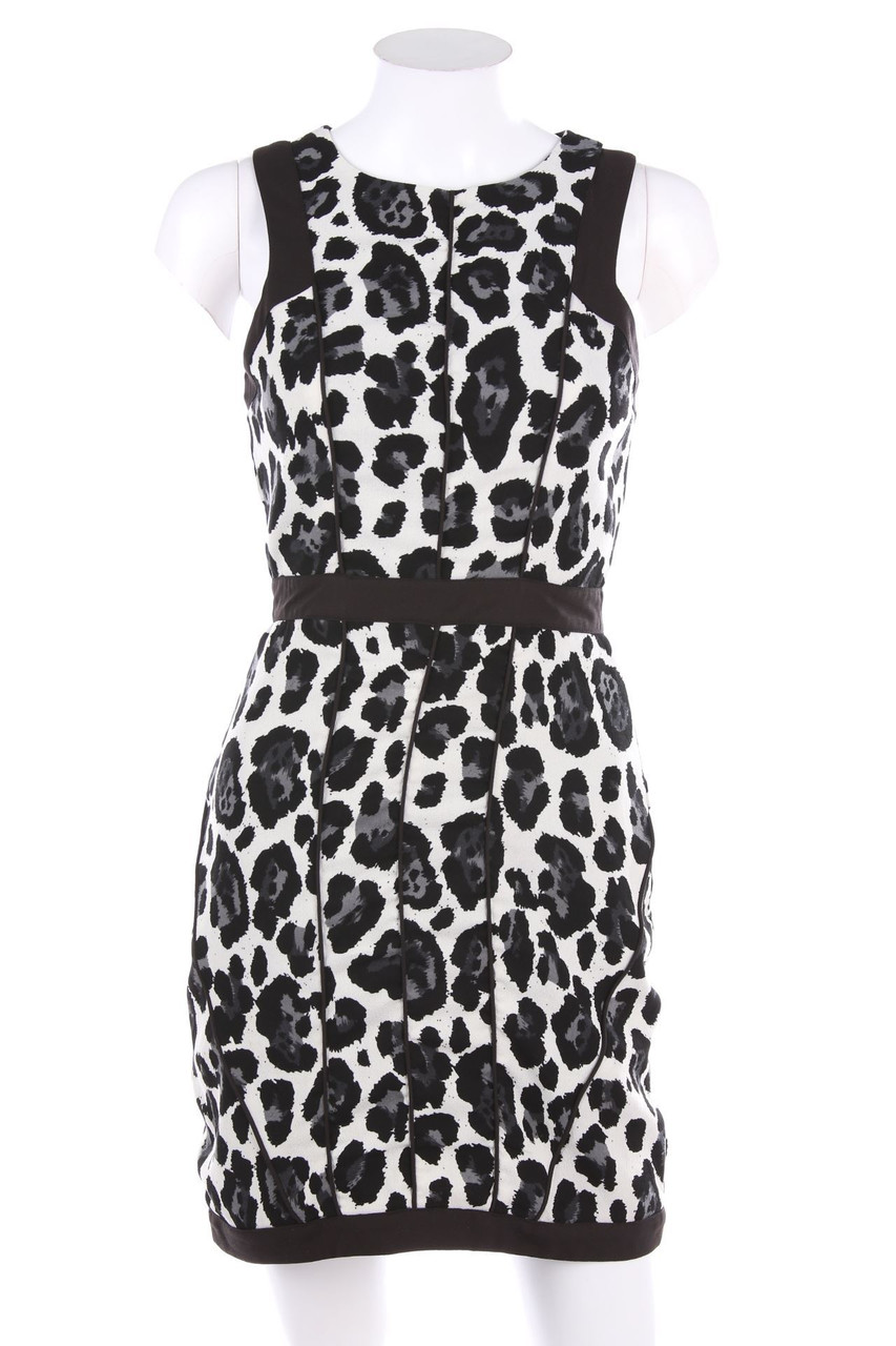 MISSGUIDED - Sheath Dress with Leo Print - D 34