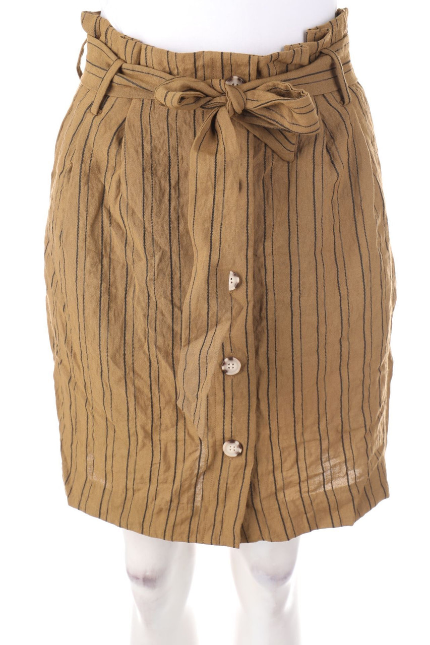 H&M - Paperbag-Rock mit Streifen - D 36