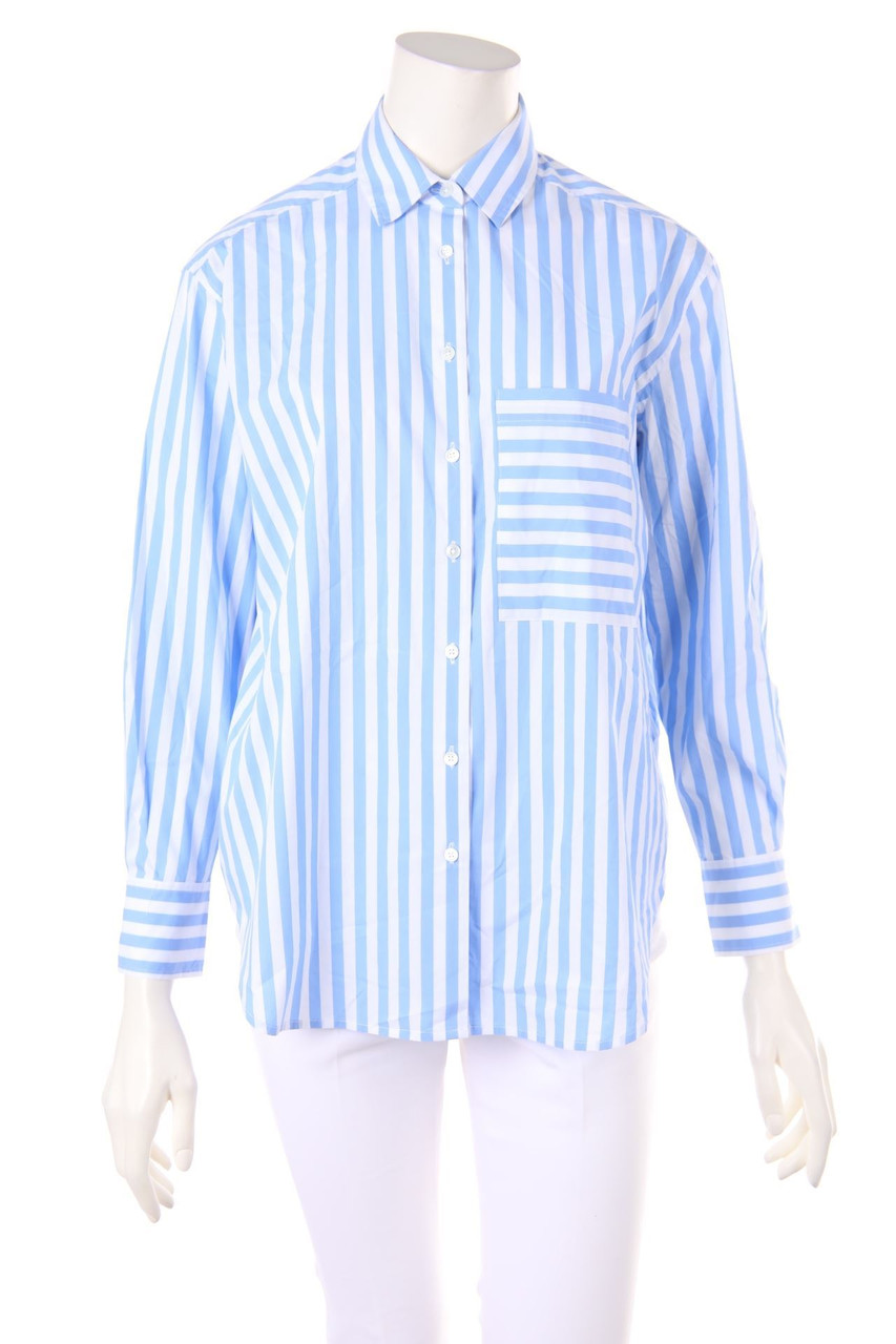 AYR - Oversize-Shirt Blouse with Stripes - XS