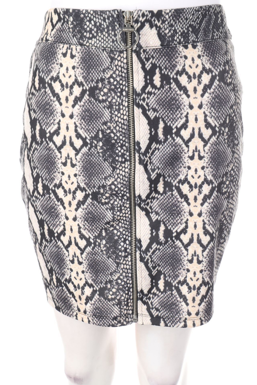 AMISU - Minirock mit Animal-Print - D 38