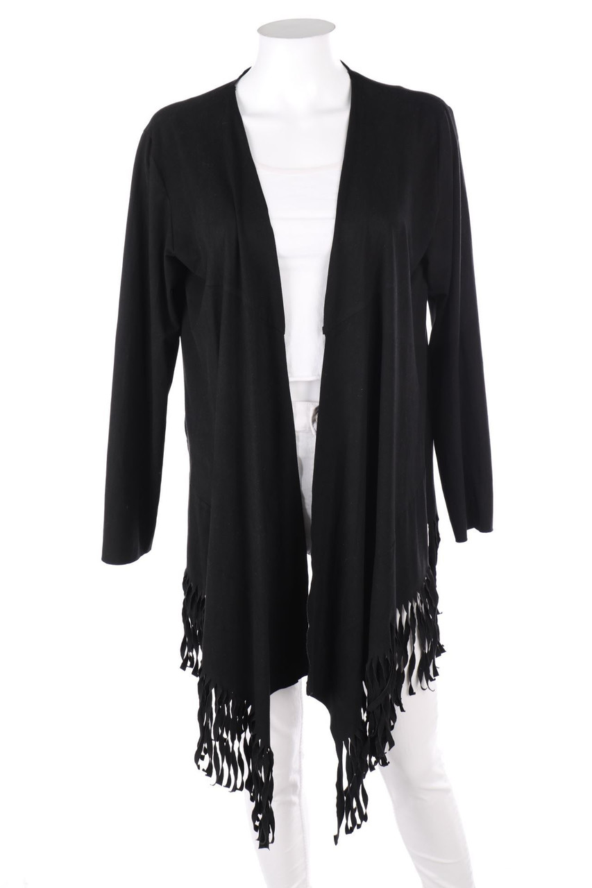CATWALK JUNKIE - Cropped Cardigan with Fringes - L