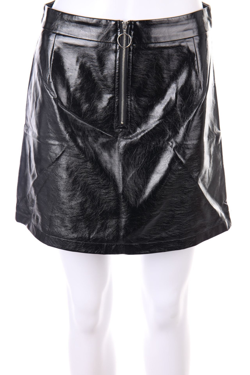 YES OR NO - Faux Leather-Mini-Rock - S