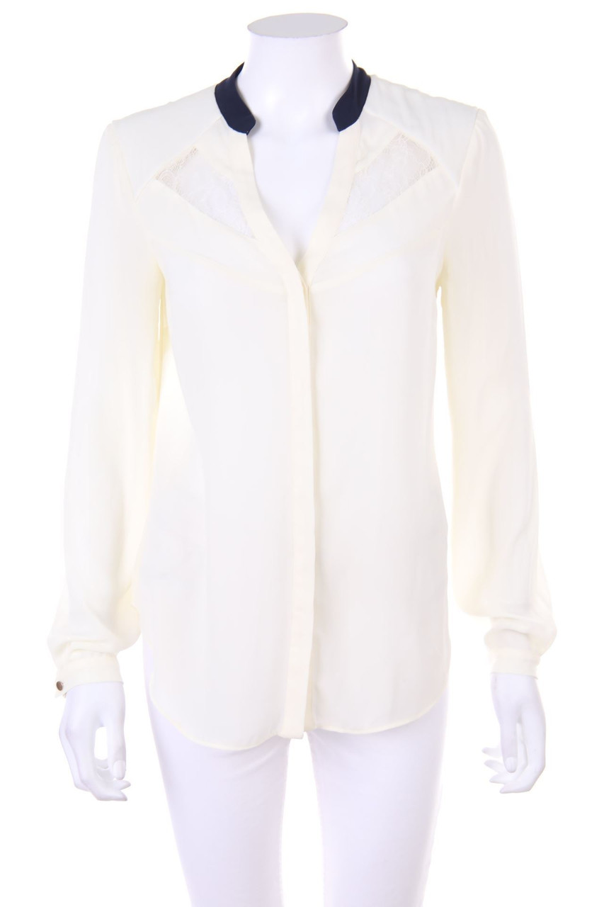 WAREHOUSE - Bluse mit Spitze - D 34