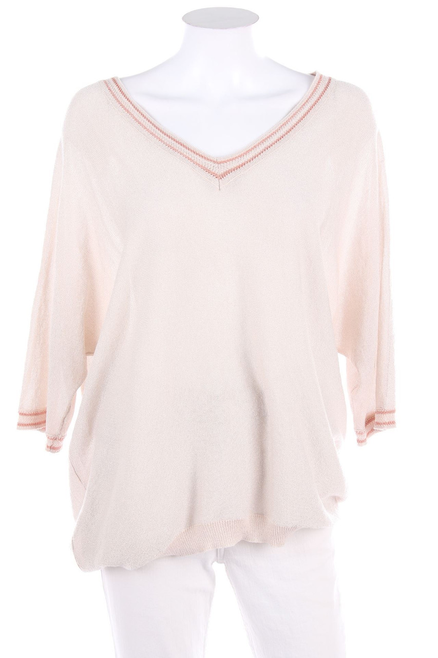 zebra - Pullover with Glitter - S