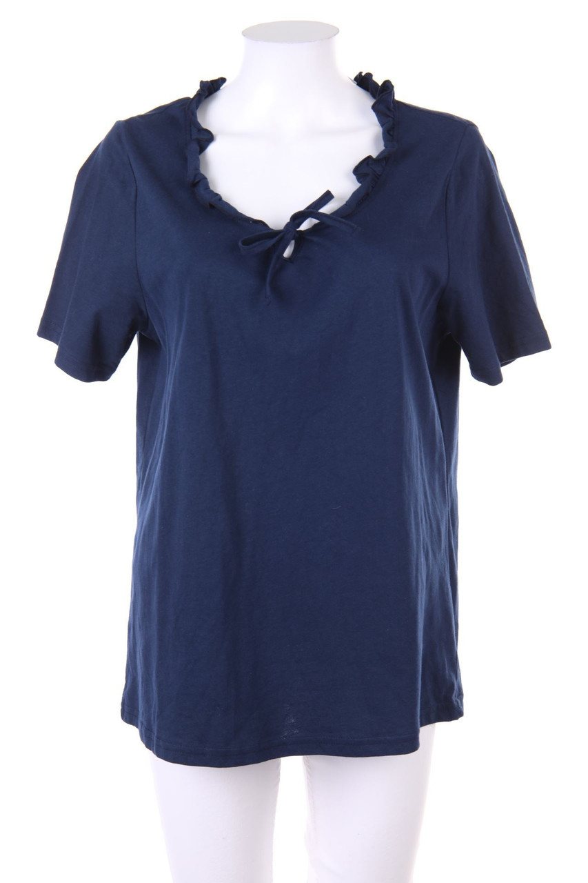 No Label - Shortsleeve-Shirt with Frills to tie - D 40