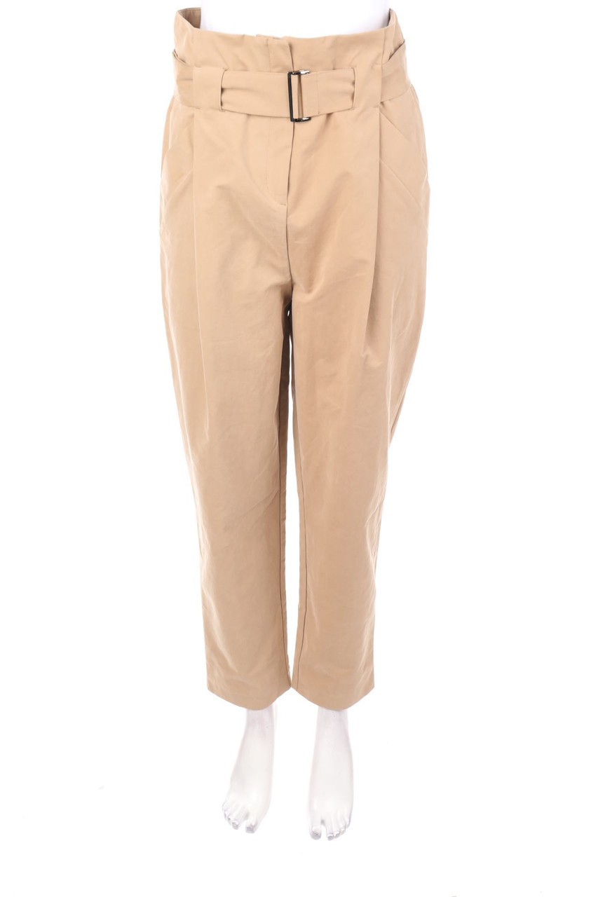 MANOR woman - Pleated Pants with Belt - D 38