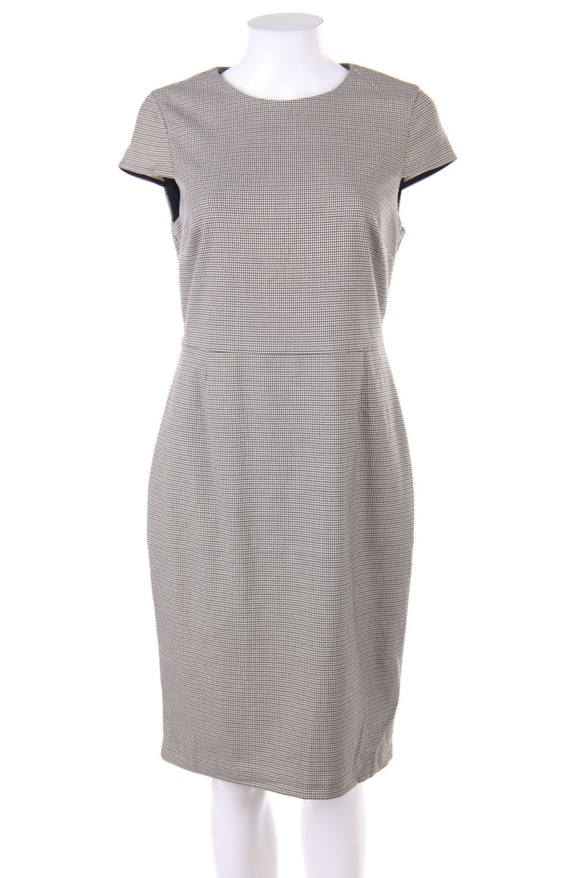 H&M - Etui-Kleid mit Hahnentritt-Muster - D 38