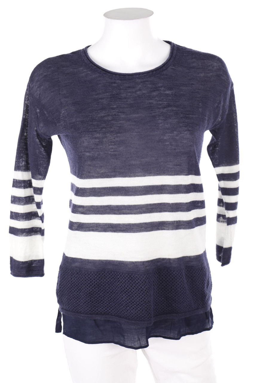 maddison - Pullover, Layer Look with Stripes - S