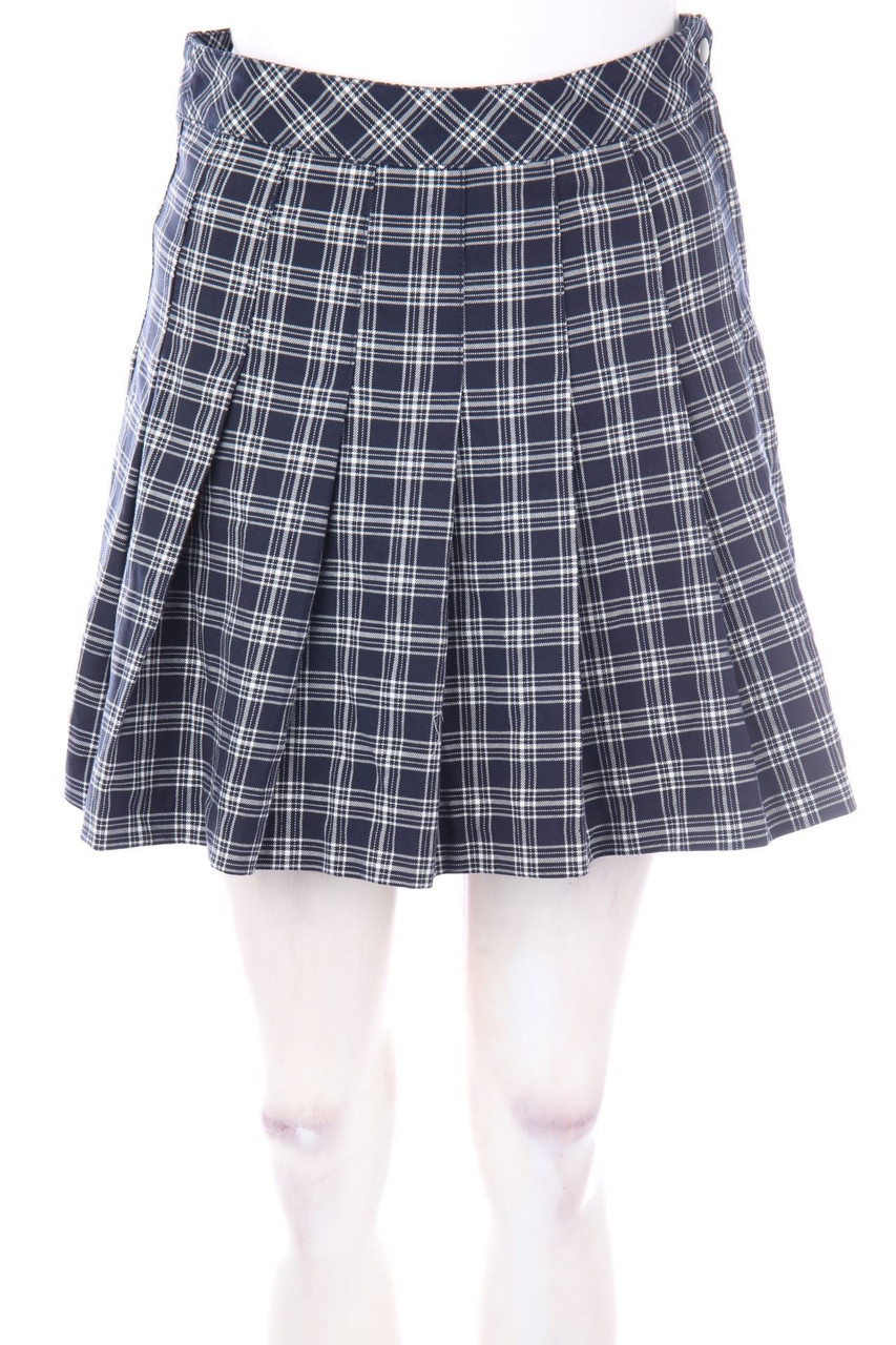 H&M DIVIDED - Falten-Mini-Rock mit Karo-Muster - D 34