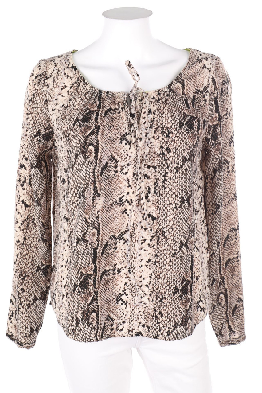 No Label - Blouse with Animal Print - D 42