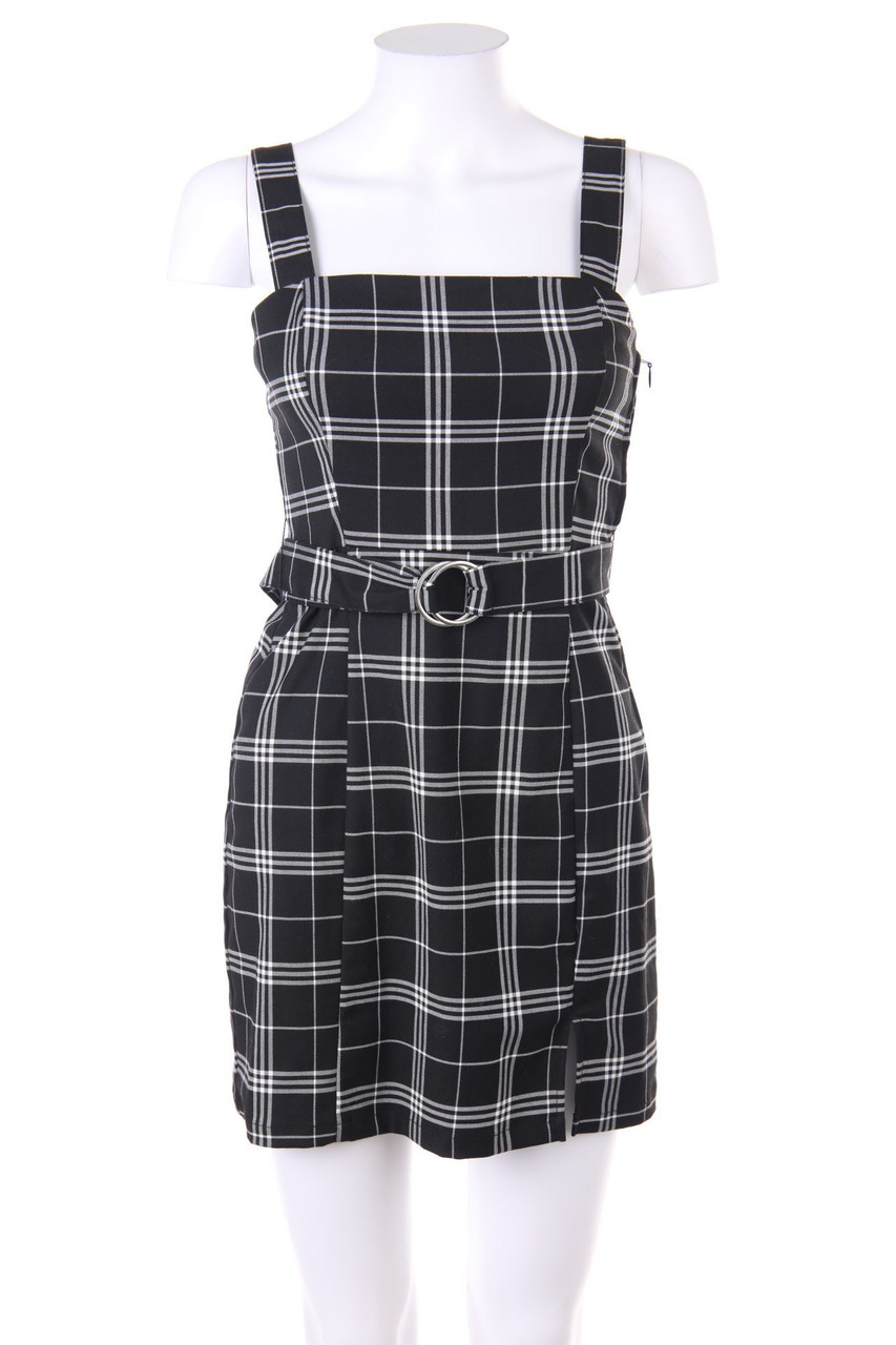 H&M - Y2K-Minikleid mit Karo-Muster - D 32