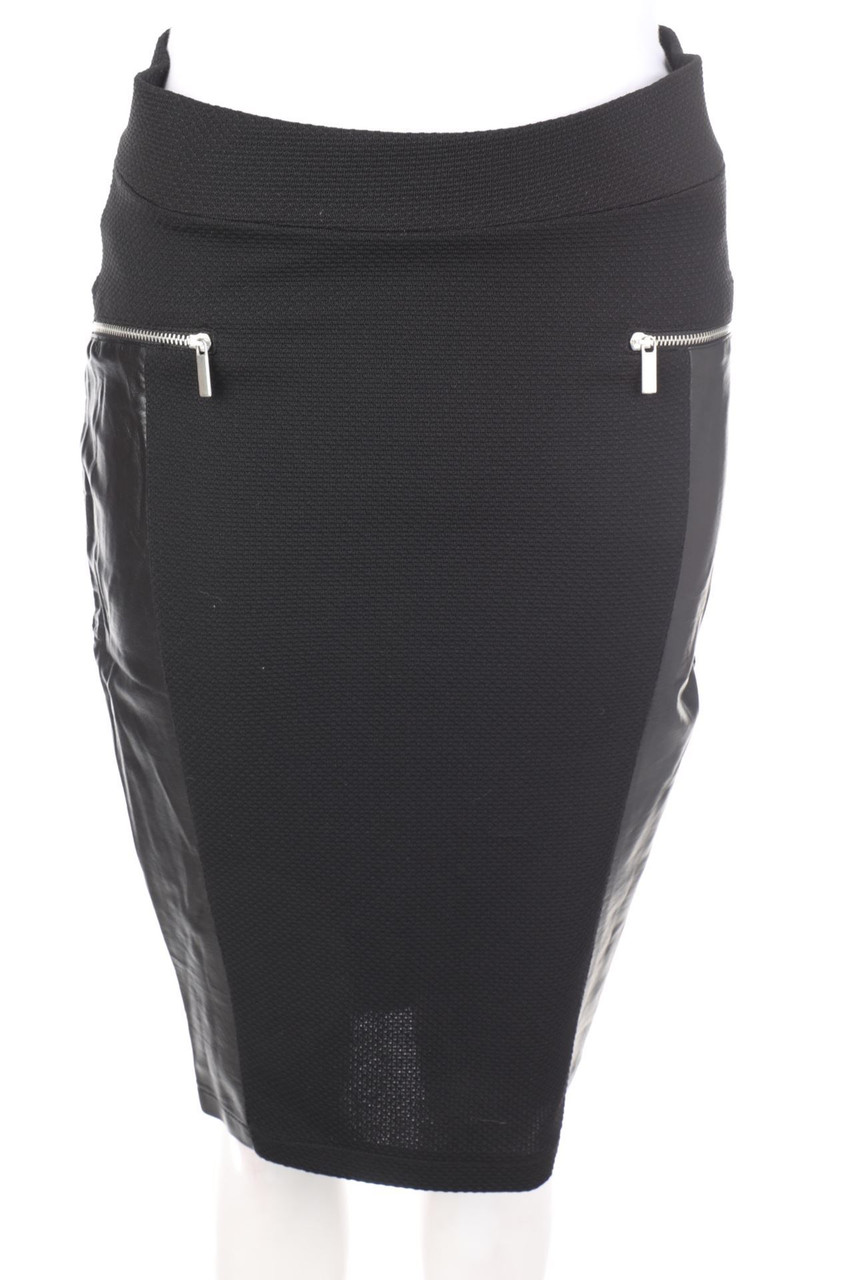 orsay - Rock mit Kunstleder-Details - S