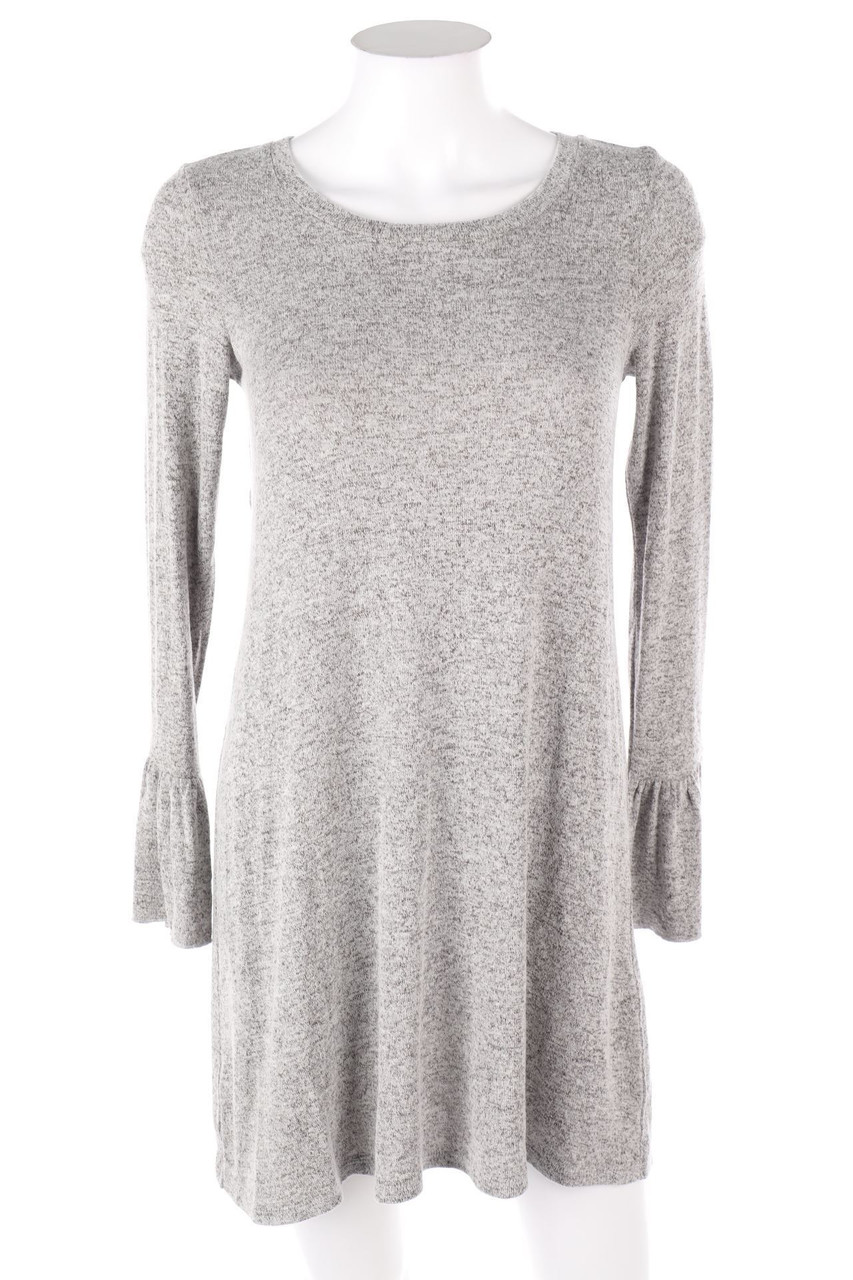 YES OR NO - Strickkleid mit Volants - XS